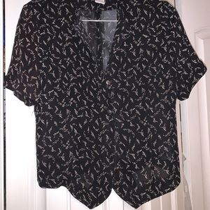 Vintage Petite button up top